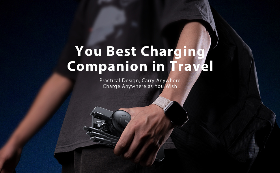 travel essential retractable charging cable
