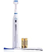Triple Bristle GO | Portable AA Battery Sonic Toothbrush for Travel | Three Brush Modes | Soft Ny...