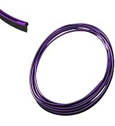 Diamall Electroplated Car Interior Trim Strip, 32.8ft Flexible DIY Dashboard &amp; Door Molding Inser...