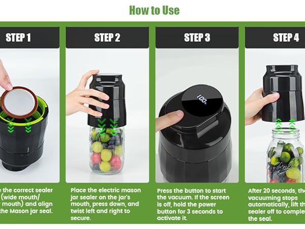 mason jar vacuum sealer kit