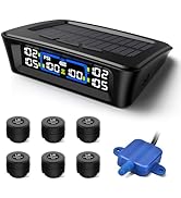 Tymate TM12 RV Tire Pressure Monitoring System, TPMS with USB/Solar Charge, 2026 Latest Version, ...