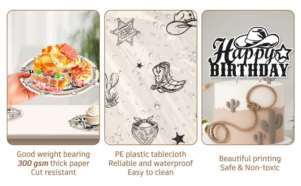 western themed party decorations