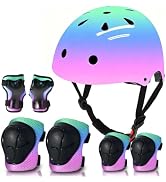 ETEETOW Adjustable Gradient Color Kids/Toddler Bike Helmet for 1-2-3-5-8-14 Years Boys Girls,Skat...