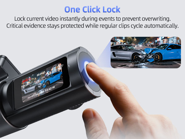 front and rear dash cam