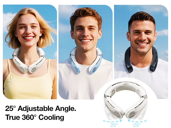 portable neck fan rechargeable
