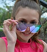 FEISEDY Fashion Flat Top Sunglasses Trendy Oversized Square Shades Women Men UV400 B2996