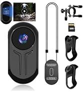 HSKAH Mini Body Camera 1080P, Thumb Size Wearable Action Body Cam with Magnetic Clip - Portable P...