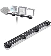 UTEBIT 11 inch Flash Bracket, Dual Camera Mount Flash Bracket Extension Bar with 1/4 Screw Hot Sh...