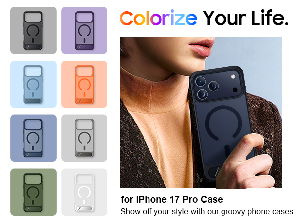 7. designed for iPhone 17 pro case colorful