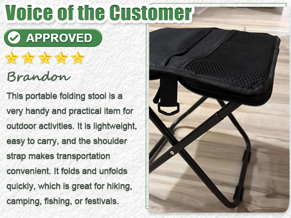 Portable Ultralight Collapsible Stool