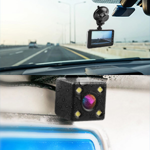 Dash Cam Front and Rear with 32G SD Card,Car Dashboard Camera Recorder