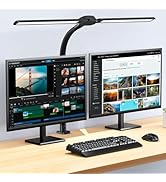 Led Desk Lamp with USB Charging Port Architect Task Dual Lamps for Home Office with Atmosphere Li...