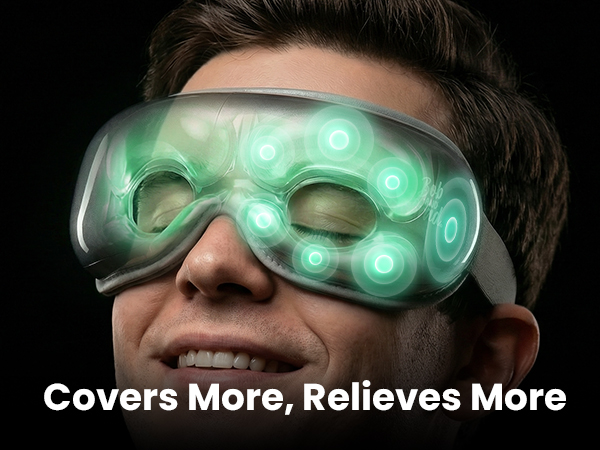 Eye Massager with Heat and Cooling migraine massager migraine relief products headache relief