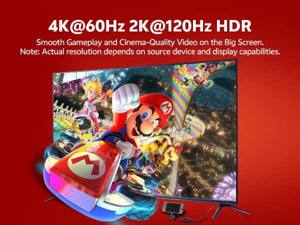 4K@60HZ &amp; 2K@120HZ HDR