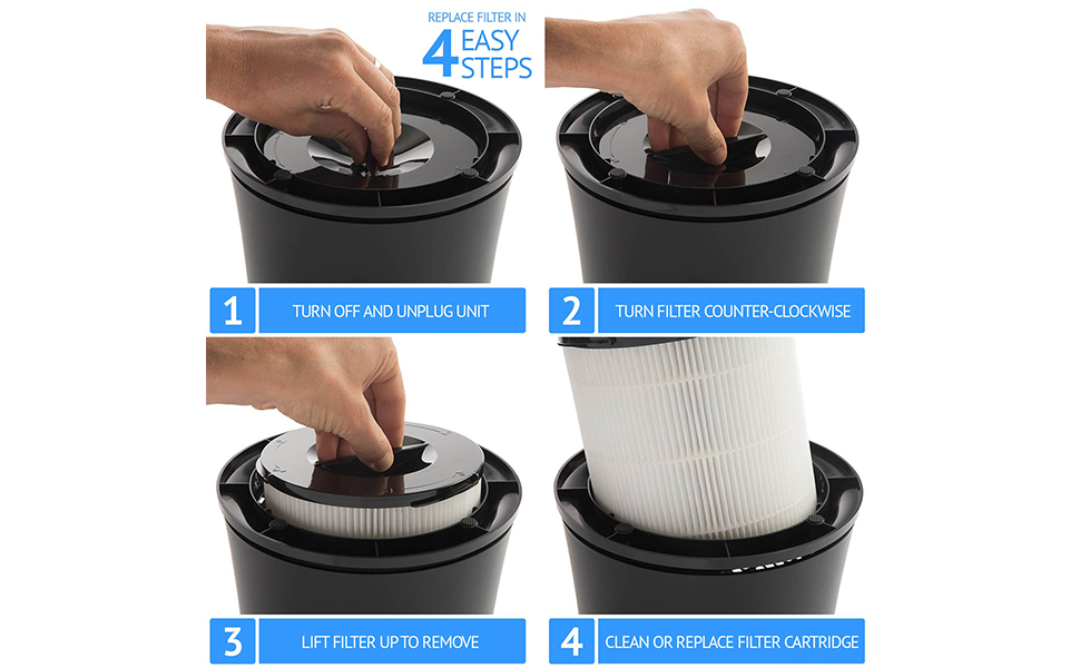 hepa air purifiers bedroom allergies carbon clean cleaner dust fan filter filtration hair home large