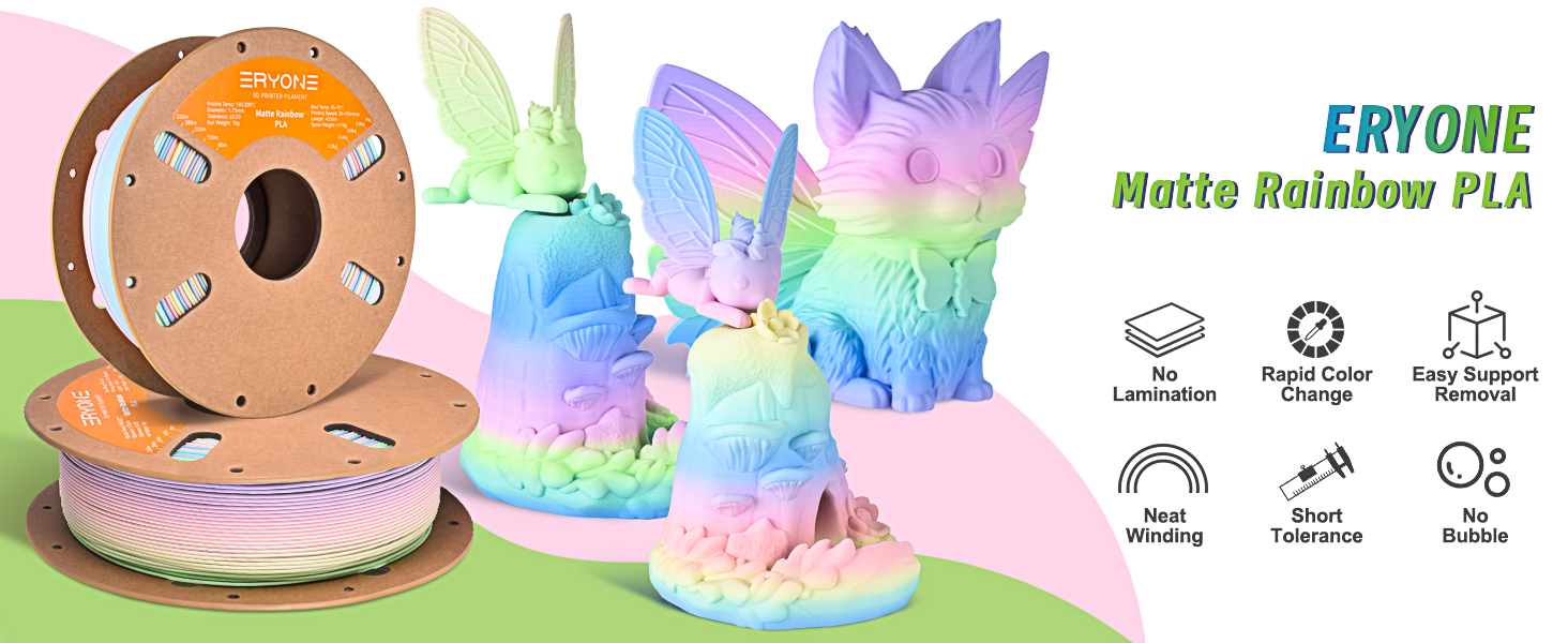 Matte Rainbow PLA