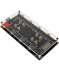 5V 3Pin ARGB LED Hub,10 Way 5V 3 Pin RGB Splitter Controller with Acrylic Shell and 3M Adhesive,Used...
