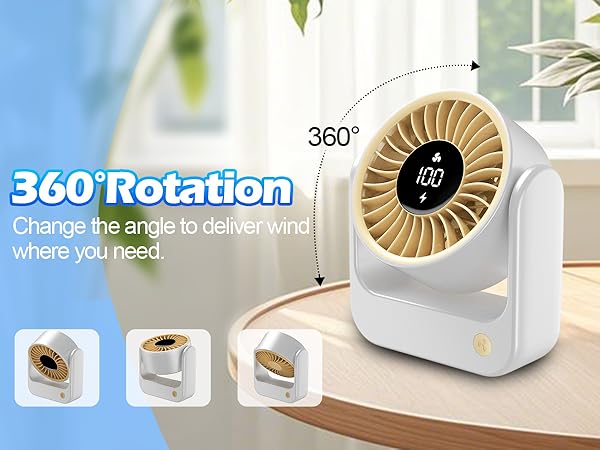 quiet desk fan