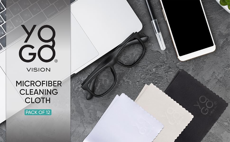 microfiber cleaning cloth for eyeglasses tv screens phone electronics sunglasses readers 