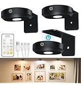 WILLED Picture Lights for Wall Rechargeable,Wireless Battery Operated Art Lighting for Paintings,...