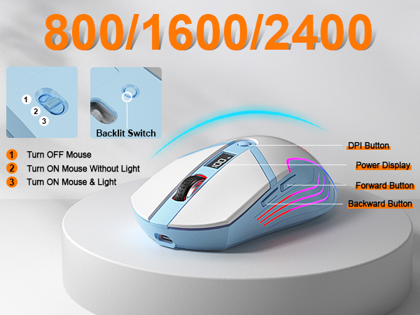 gaming mouse with display