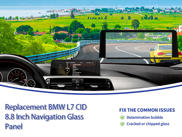 BMW L7 3 Series F30 F31 F32 F33 F34 F36 NBT Navigation Display Glass panel touch Screen REPLACEMENT