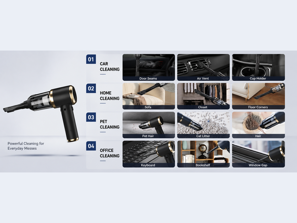 Combined blowing and suction function
