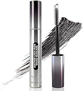 Feather Lash Iron Wand Mascara, Dual-Wing Brush Metal Mascara Wand, Primer &amp; Topcoat 2-in-1, Extr...