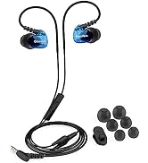 Granvela GV1 HD Classic Sports Earphones IPX5 Waterproof Running Earbuds Wired with Mic, Memory W...