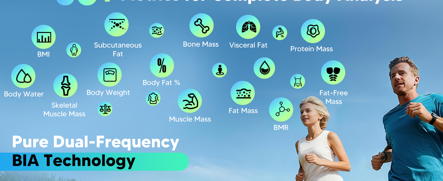 arboleaf 8-Electrode bathroom scale