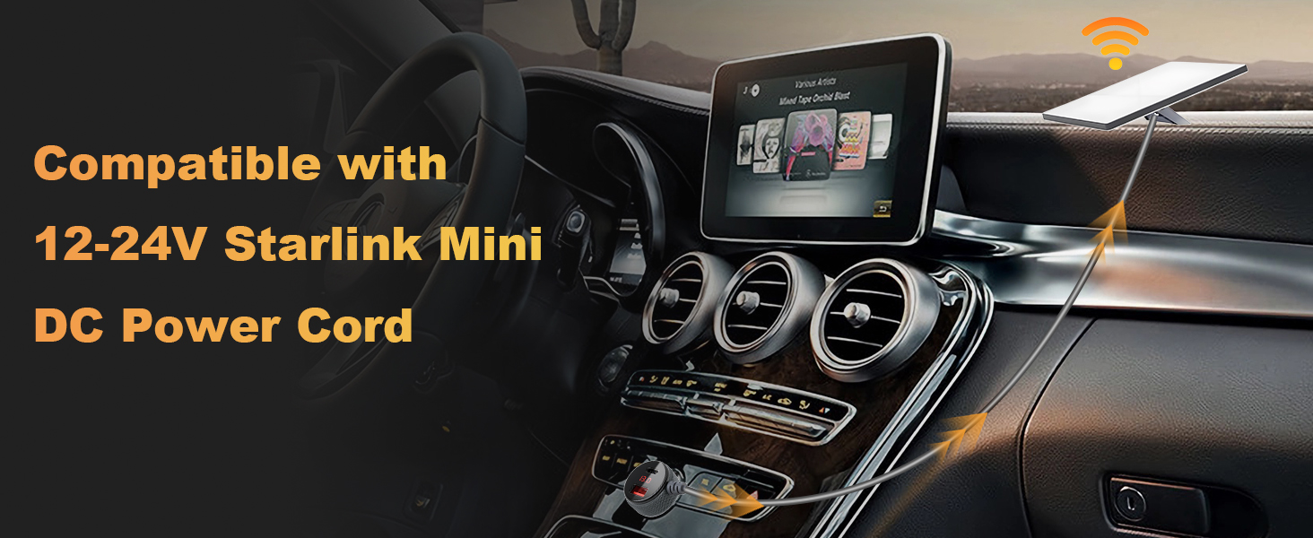 Starlink Mini Cable 3-in-1 adapter charger