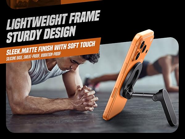 Premium Build: Lightweight frame with a soft-touch, sweat-proof, and vibration-proof finish.