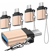 USB C Male to USB 3.0 Female Adapter 5Pack OTG Adapter for Moto G Power G Play 2026 G 5G G Stylus...