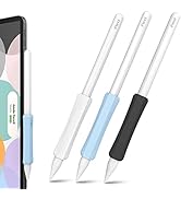 NIUTRENDZ 3 Pack Apple Pencil Grip Silicone Case Accessories Cover Ergonomic Design Sleeve Compat...