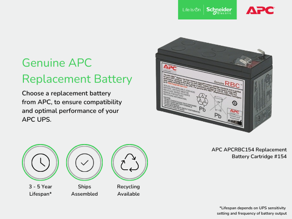 Genuine APC Replacement Battery