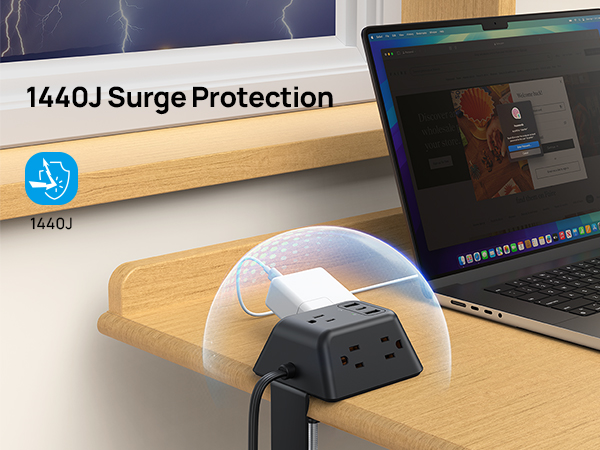 under desk power strip