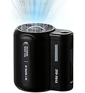 fuliying Portable Waist Clip Fan, Handheld Fan, Mini Personal Fans for Outdoor, Construction Site...