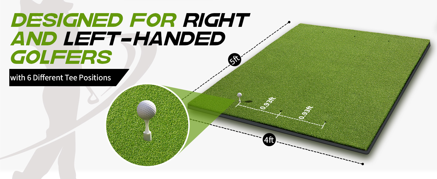 5x4ft Extra Large Size Golf Mat for full swings