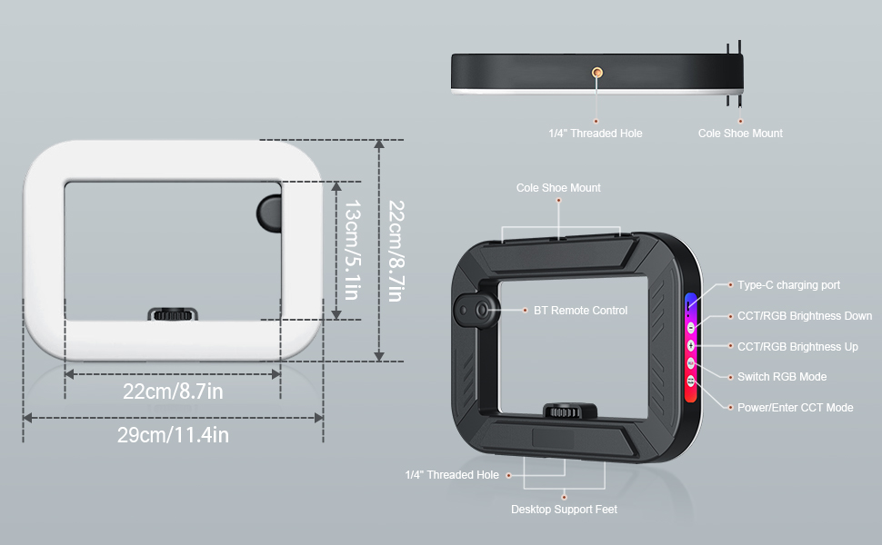 Smartphone Video Rig with Light