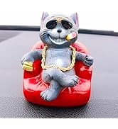Cool Sofa Animal Car Dashboard Decor, Fun Car Ornaments for Dashboard, Cute Car Decoration for Da...