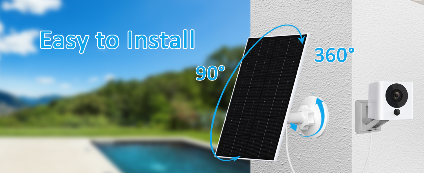Solar Panel for WYZE Camera