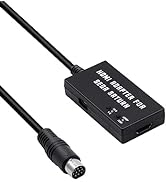 Mcbazel HDMI Adapter for Sega Saturn, HD Link Cable Support 1080P/720P HDMI Converter for Sega Sa...