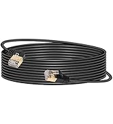 SinLoon 16.4FT 90 Degree Right Angle Cat8 Ethernet Cable, High Speed 40Gbps 2000Mhz Network Cord,...