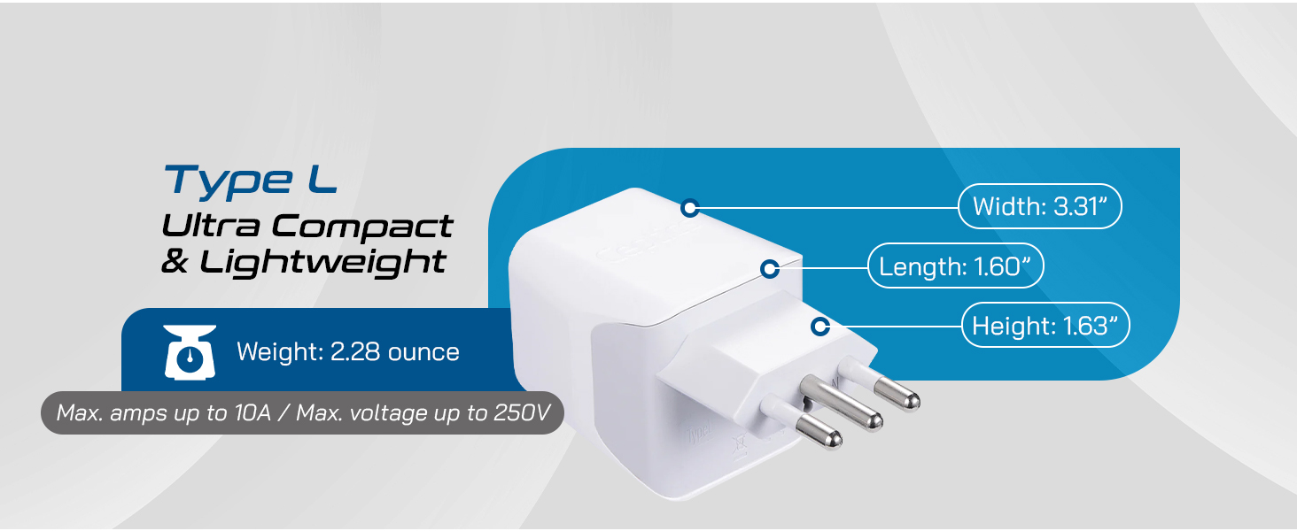 italian adapter plug