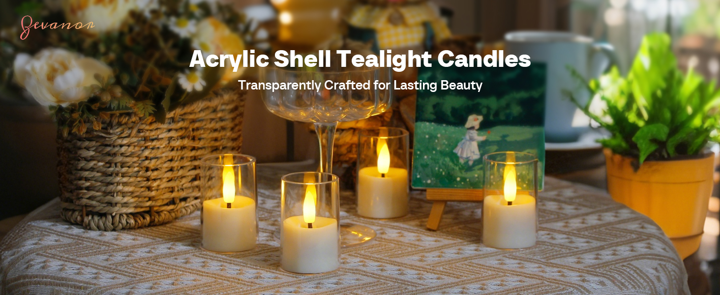 flameless tea light candles