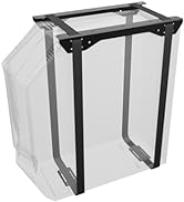 Suptek Under-Desk PC Adjustable Strap and Steel Bracket Holder, Computer Case Carrier, Black, Com...