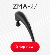 zyllion zma-27 cordless rechargeable handheld massager with heat