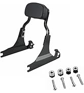 Harvards Chrome Chop Detachable Sissybar Backrest Fits for Harley FATBOY FLSTF 00-06 FLSTN 05-17 ...