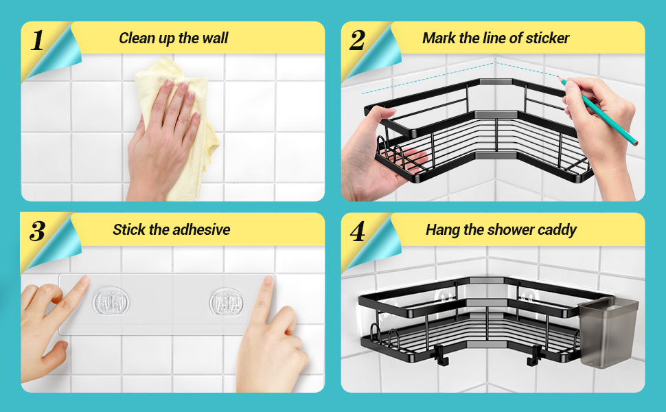 Stainless Steel Shower Shelves