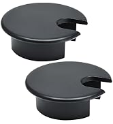 EASYEAH 2 Pcs Desk Grommet 1-3/8" / 35 mm, Desk Cord Hole Cover, Cable Grommet Metal Zinc Alloy M...